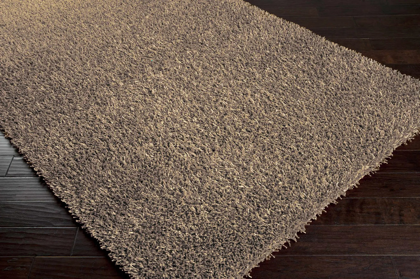 Browder Solid Brown Shag Rug - Clearance by Boutique Rugs