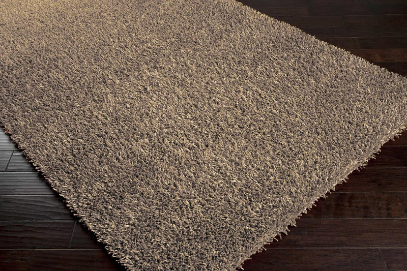 Browder Solid Brown Shag Rug - Clearance by Boutique Rugs