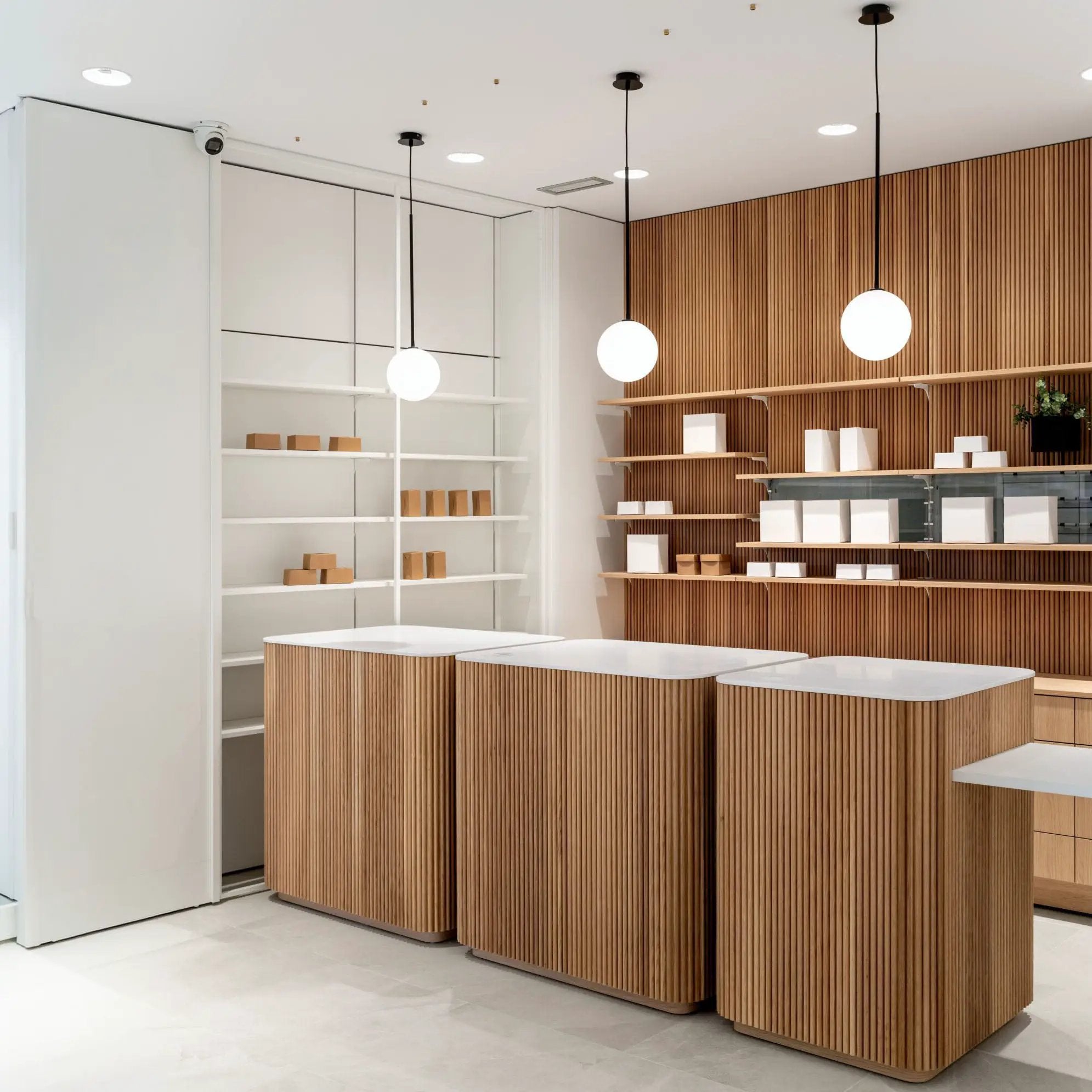 Flexible Ribbed Wood Panels by andor willow
