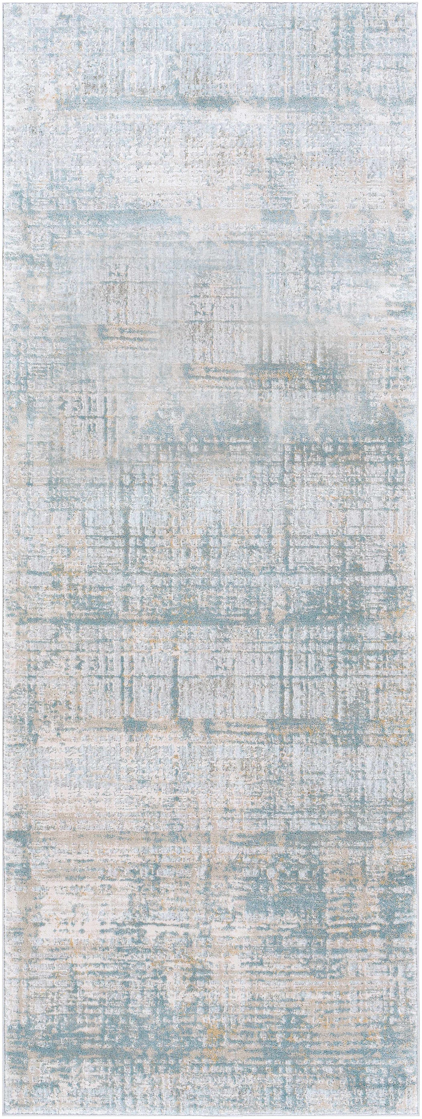 Fallin Gray Thick Luxe Abstract Striped Rug by Boutique Rugs