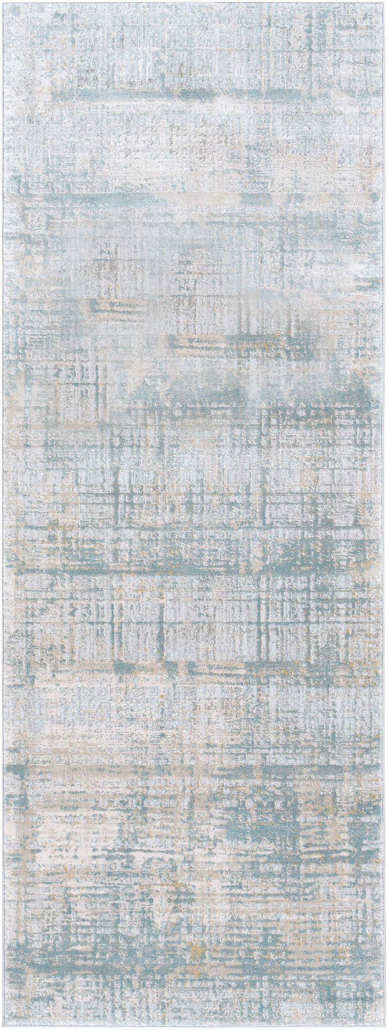 Fallin Gray Thick Luxe Abstract Striped Rug by Boutique Rugs