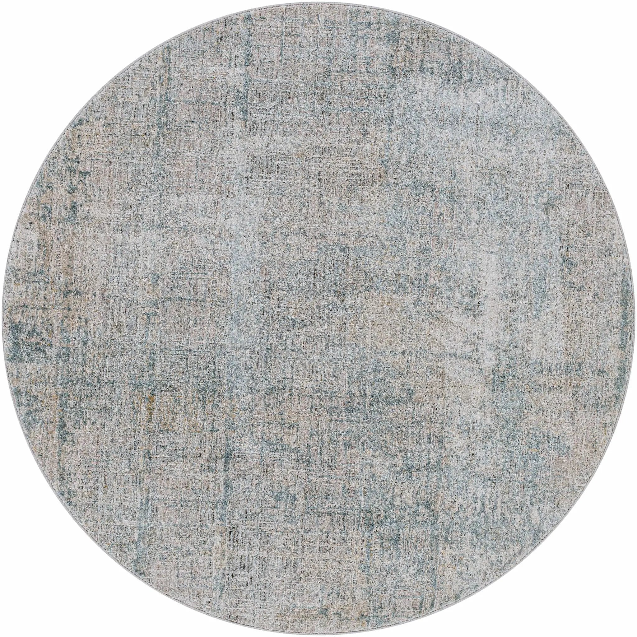 Fallin Gray Thick Luxe Abstract Striped Rug by Boutique Rugs