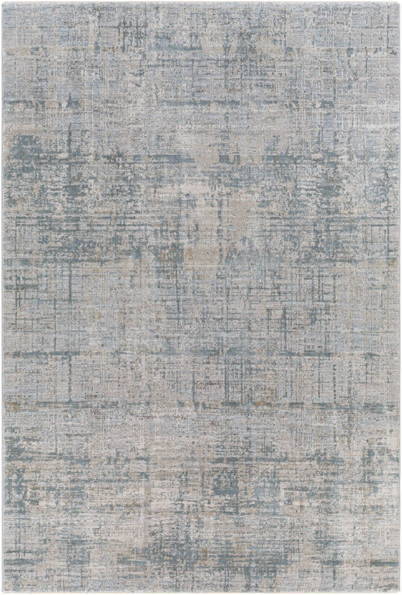 Fallin Gray Thick Luxe Abstract Striped Rug by Boutique Rugs