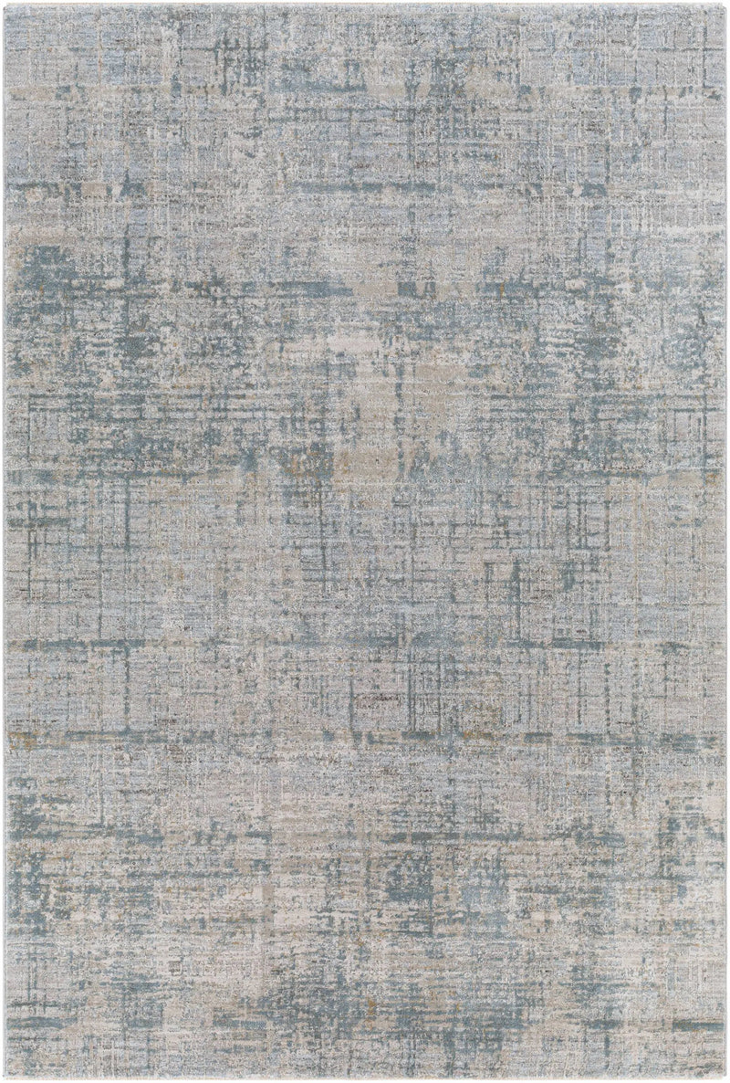 Fallin Gray Thick Luxe Abstract Striped Rug by Boutique Rugs