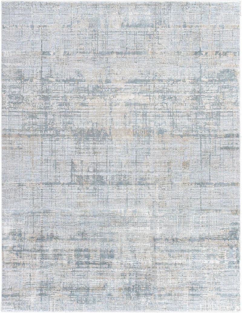 Fallin Gray Thick Luxe Abstract Striped Rug by Boutique Rugs