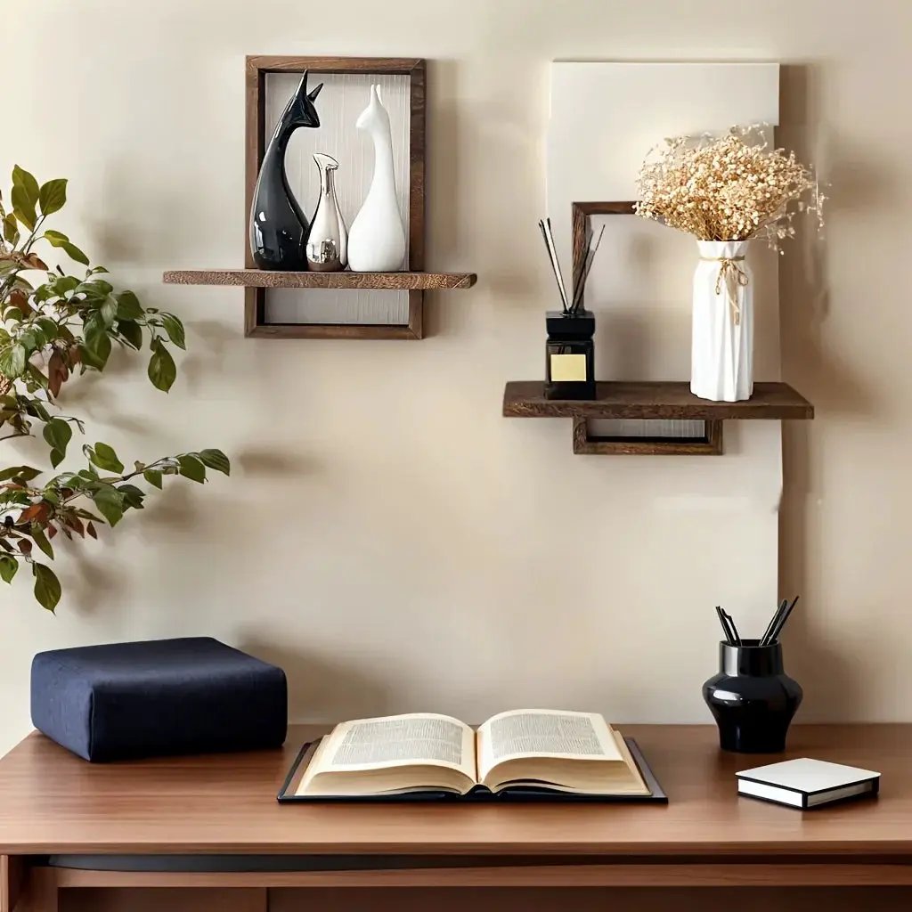Floating Shelves - Rustic Wooden 2pcs by House Of Avana