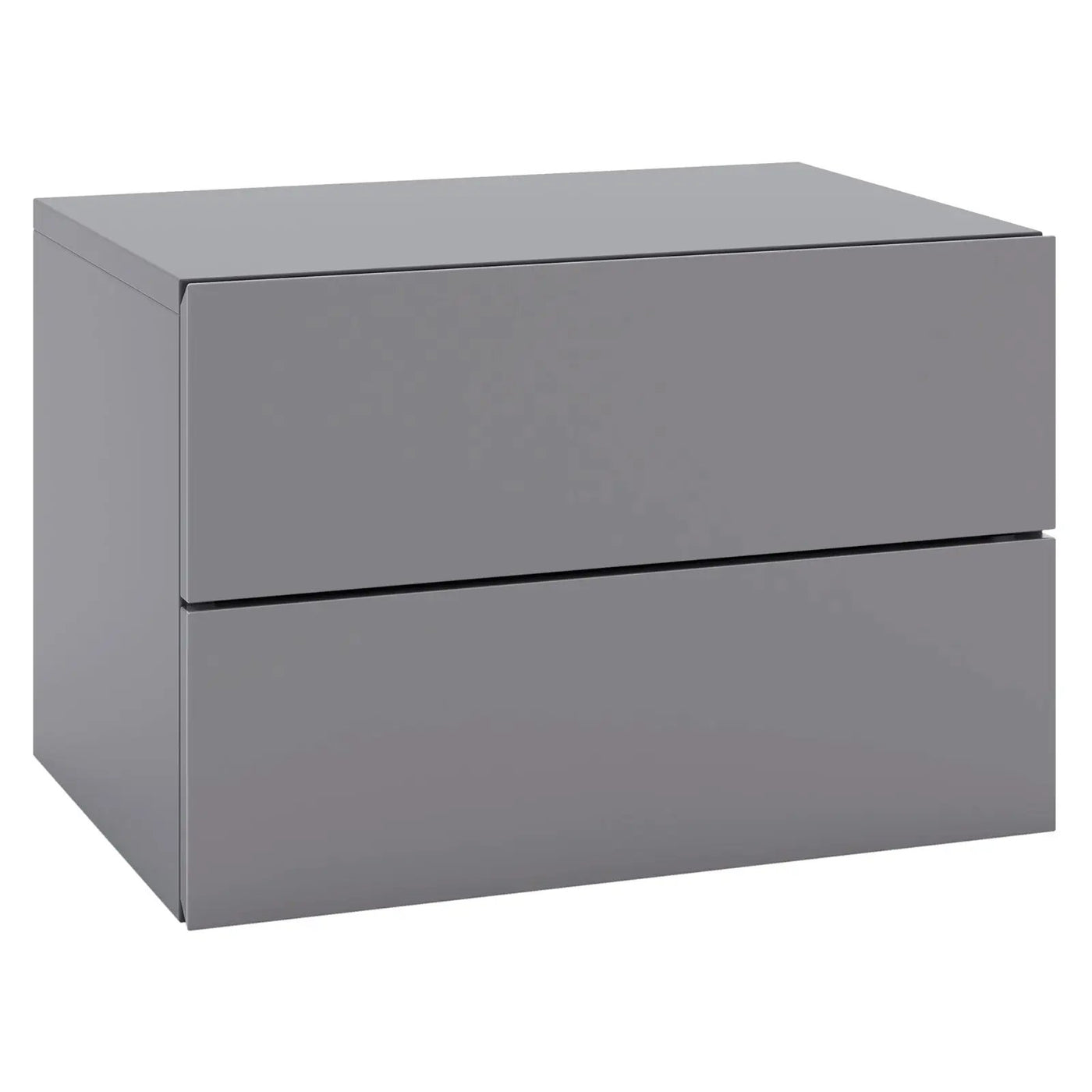 Floating Nightstand with Drawers and Storage Shelf by DirectDeals