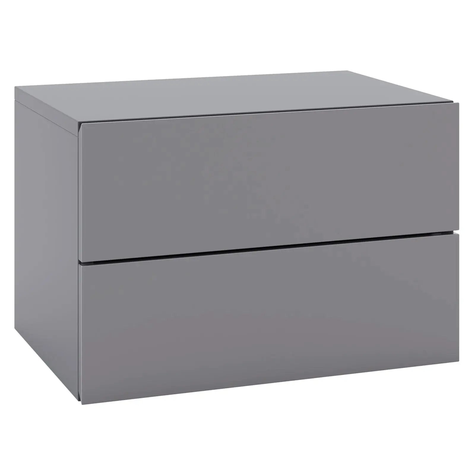Floating Nightstand with Drawers and Storage Shelf by DirectDeals