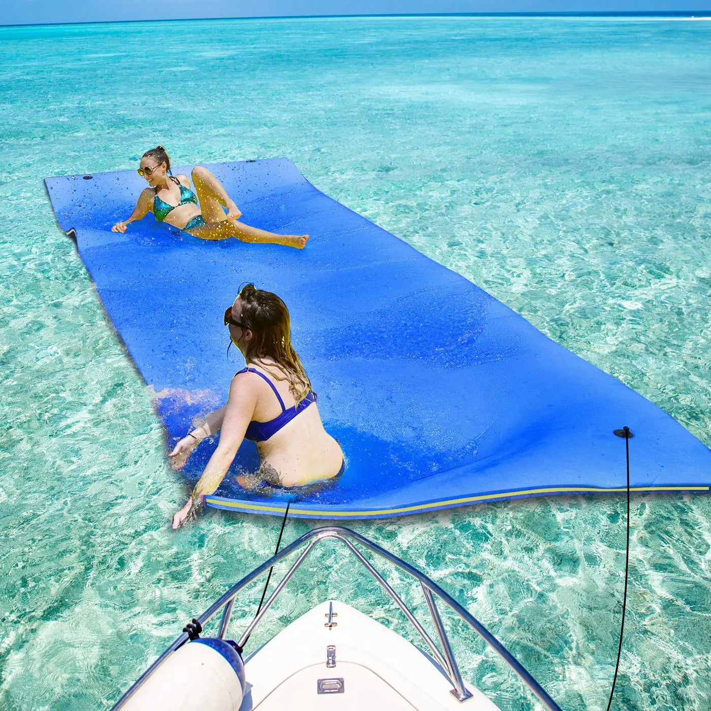 9' x 6' 3 Layer Floating Water Pad Foam Mat by DirectDeals