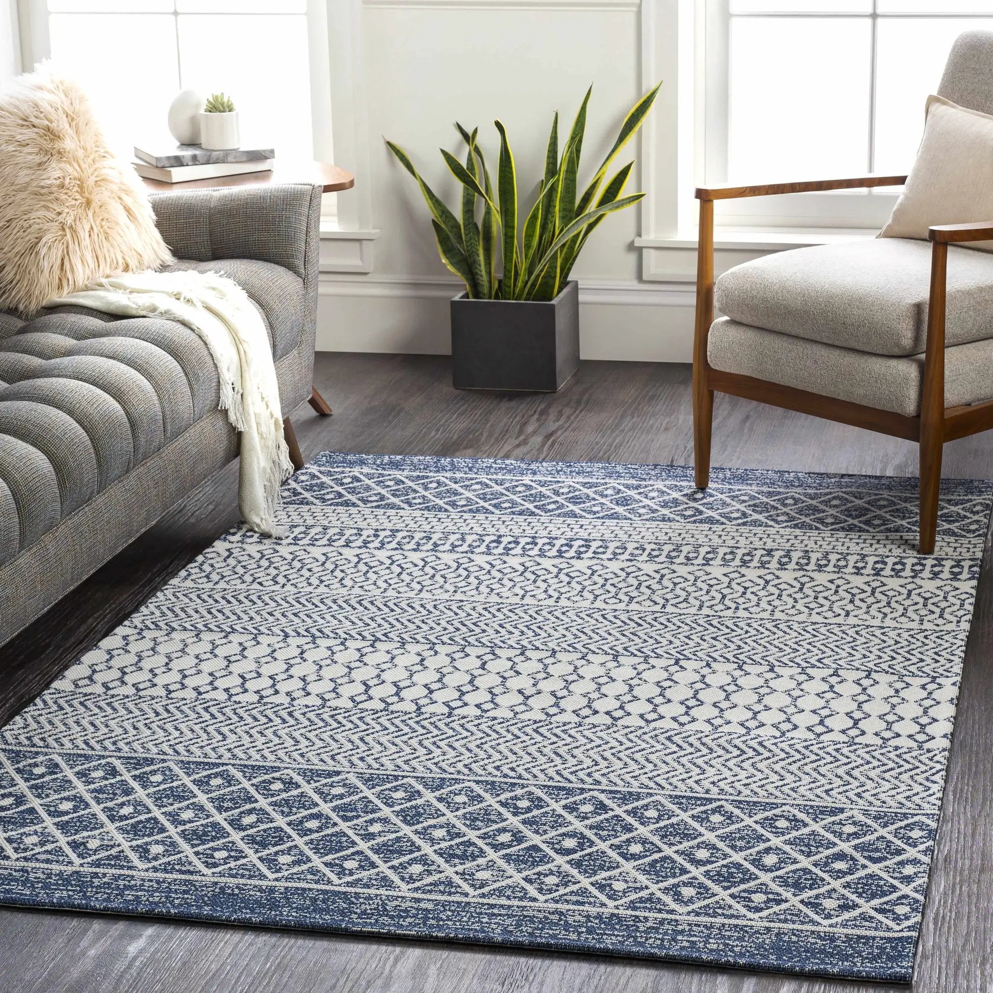 Flockton Washable Area Rug - Clearance by Boutique Rugs