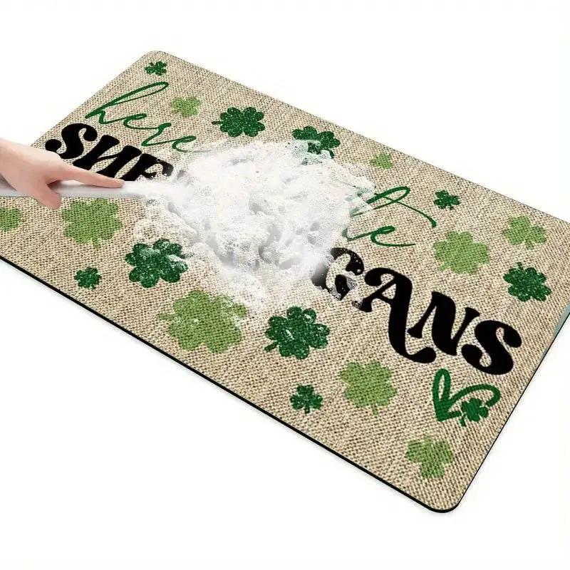 Floor Mat - Non-Slip Rubber Glitter by House Of Avana
