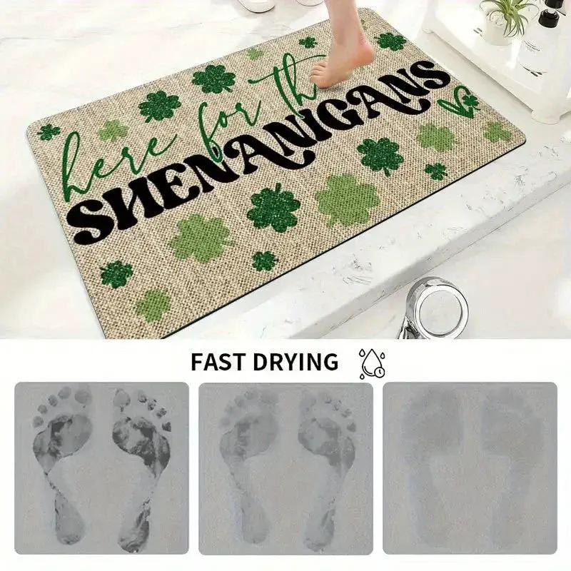 Floor Mat - Non-Slip Rubber Glitter by House Of Avana