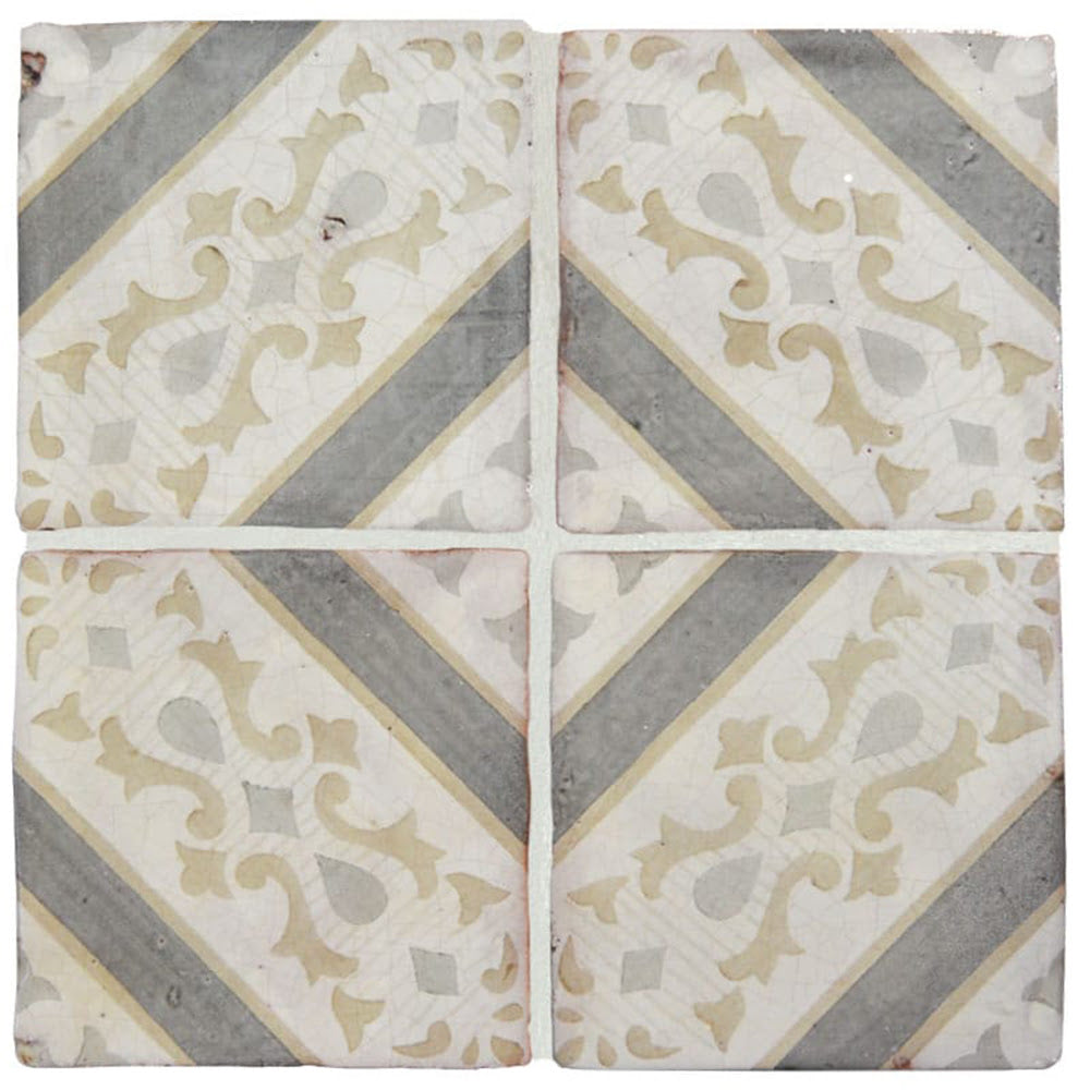 Florentine Glazed Terracotta Tiles 8x8 Glazed Terracotta 8x8 Tiles