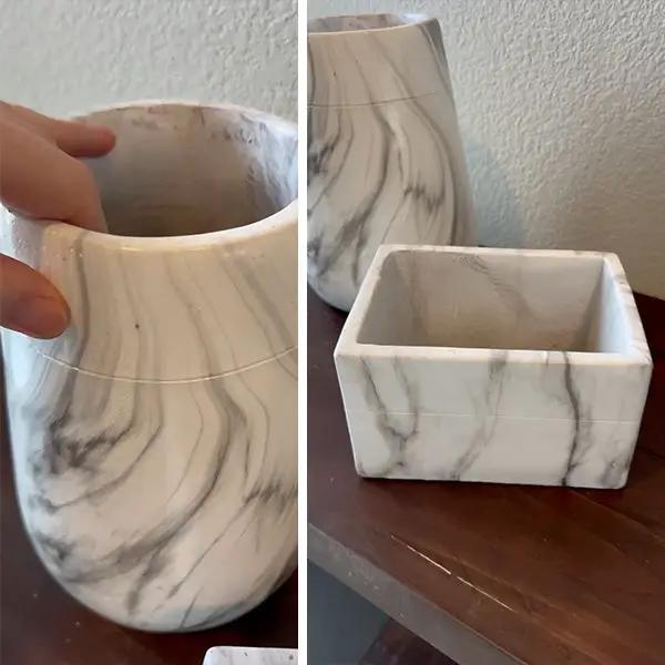 Marble-Like Flower Vases, Pick Your Style by Decor Steals