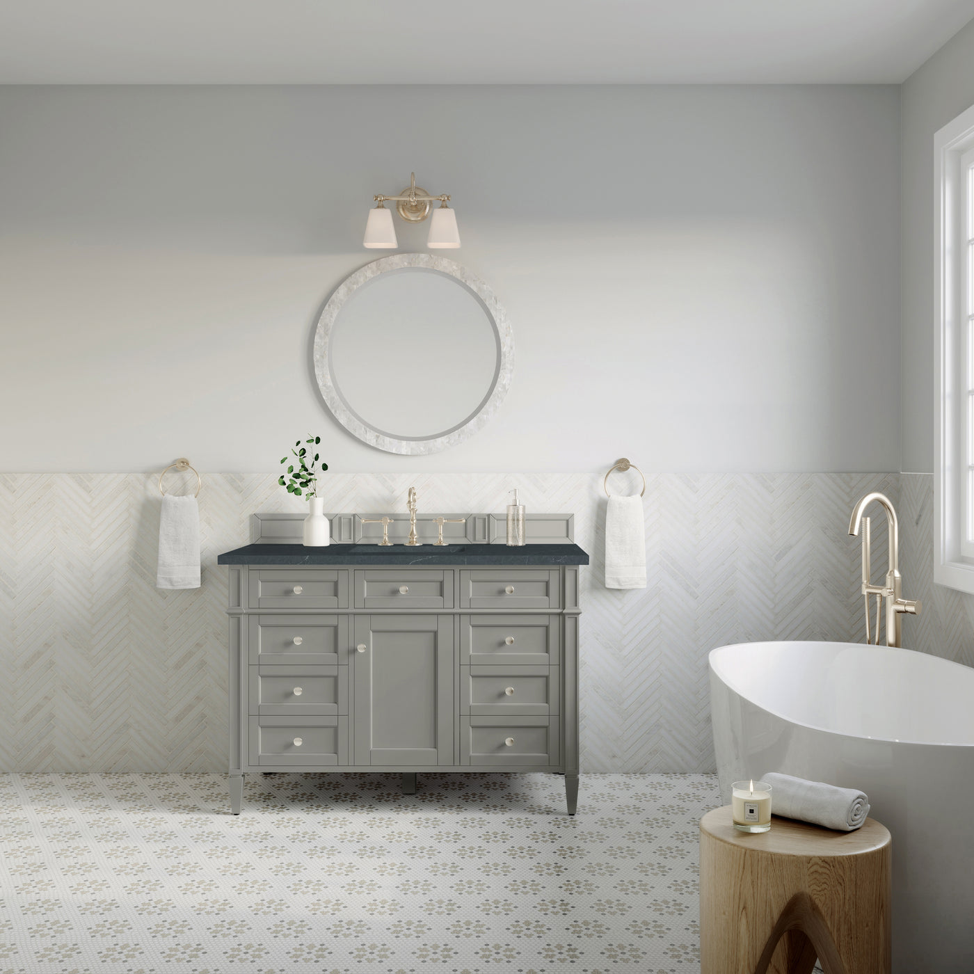 James Martin Brittany 48" Single Bathroom Vanity, Urban Gray by James Martin