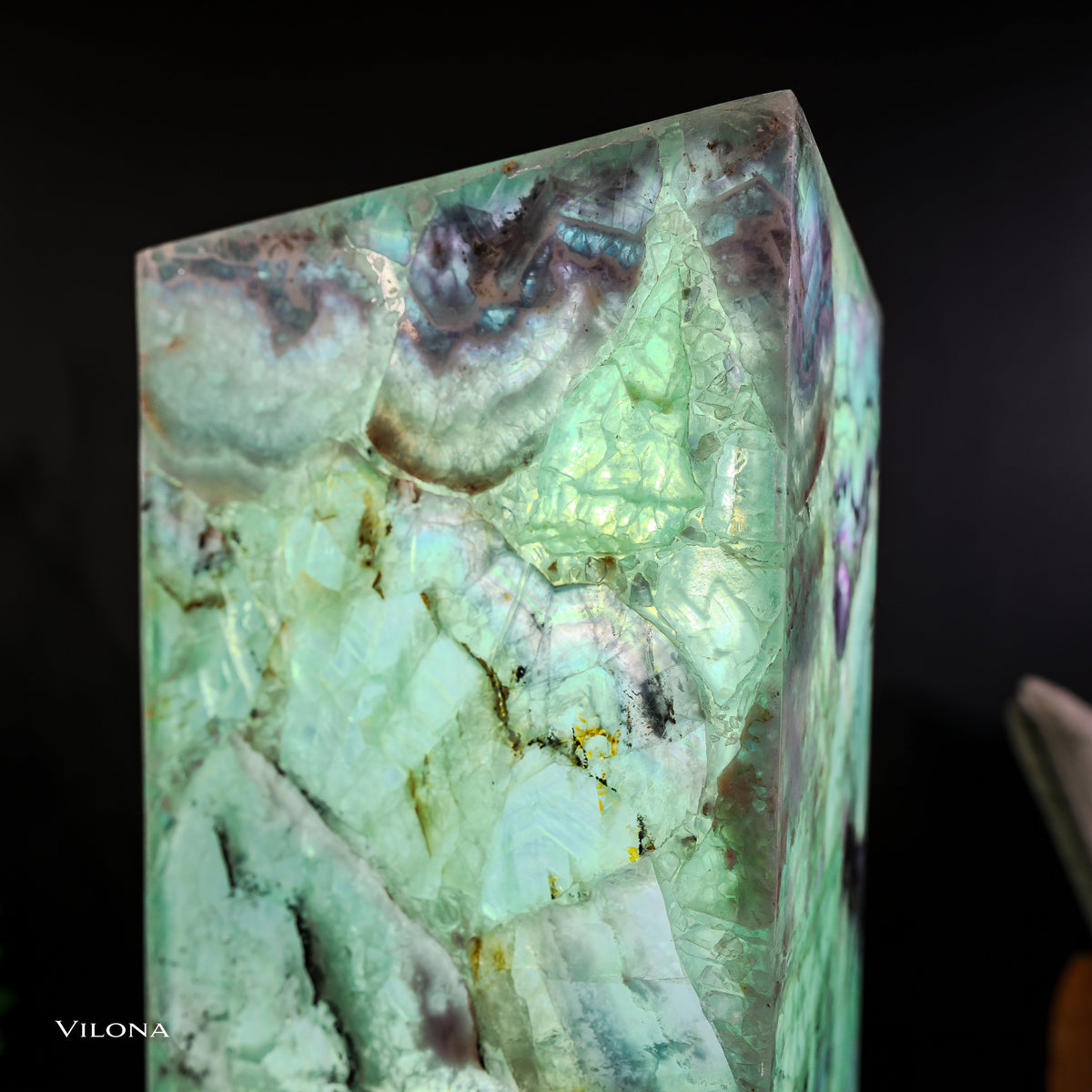 Fluorite Floor Lamp - Medium - 47"H x 8"W - Square (13/19), photo 8 of 13