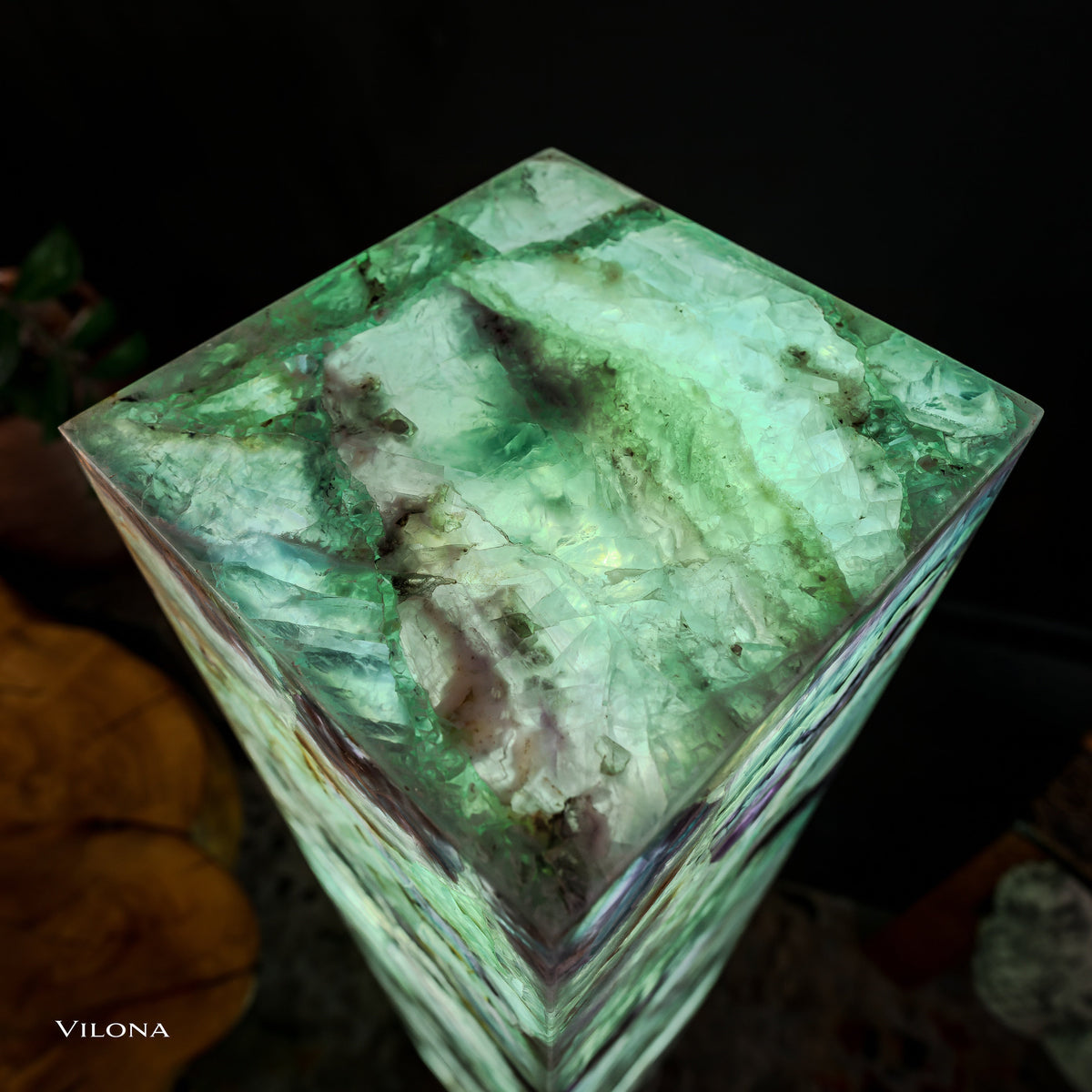 Fluorite Floor Lamp - Medium - 47"H x 8"W - Square (13/19), photo 10 of 13