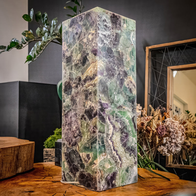 Fluorite Crystal Table Lamp (Medium Size) #1, photo 14 of 14