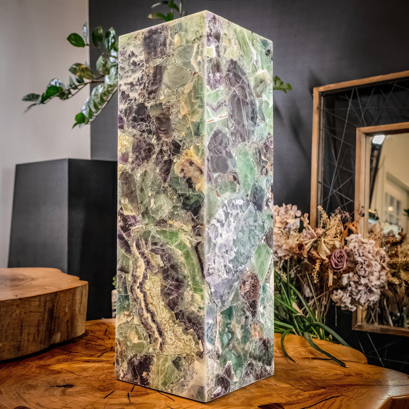 Fluorite Crystal Table Lamp (Medium Size) #1, photo 13 of 14
