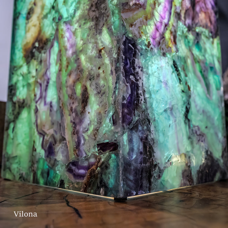 Fluorite Crystal Table Lamp (Medium Size) #2, photo 8 of 13
