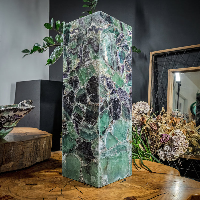 Fluorite Crystal Table Lamp (Medium Size) #3, photo 14 of 15