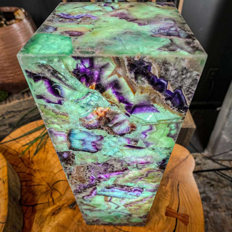 Fluorite Crystal Table Lamp (Medium Size) #5, photo 8 of 15