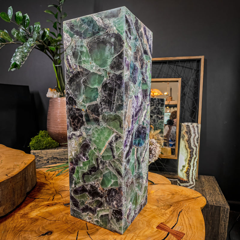 Fluorite Crystal Table Lamp (Medium Size) #5, photo 13 of 15