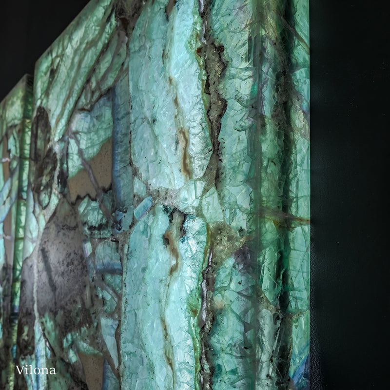 Fluorite Crystal Wall Panels #6 (Pair), photo 5 of 17