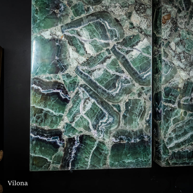 Fluorite Crystal Wall Panels #6 (Pair), photo 15 of 17
