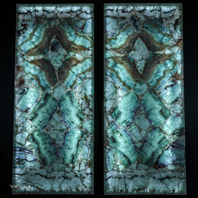 Fluorite Crystal Wall Panels (Set #5 Out Of 7)