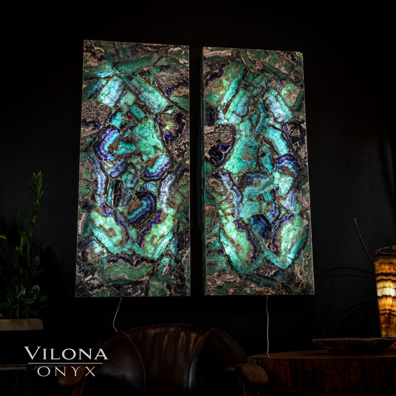 Fluorite Crystal Wall Panels (Set #7), photo 10 of 11