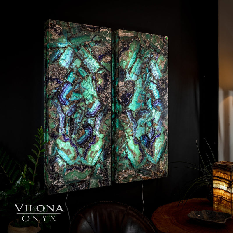Fluorite Crystal Wall Panels (Set #7), photo 2 of 11