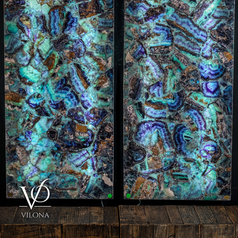 Fluorite Crystal Wall Panels (Set #9) Mosaic, photo 7 of 12