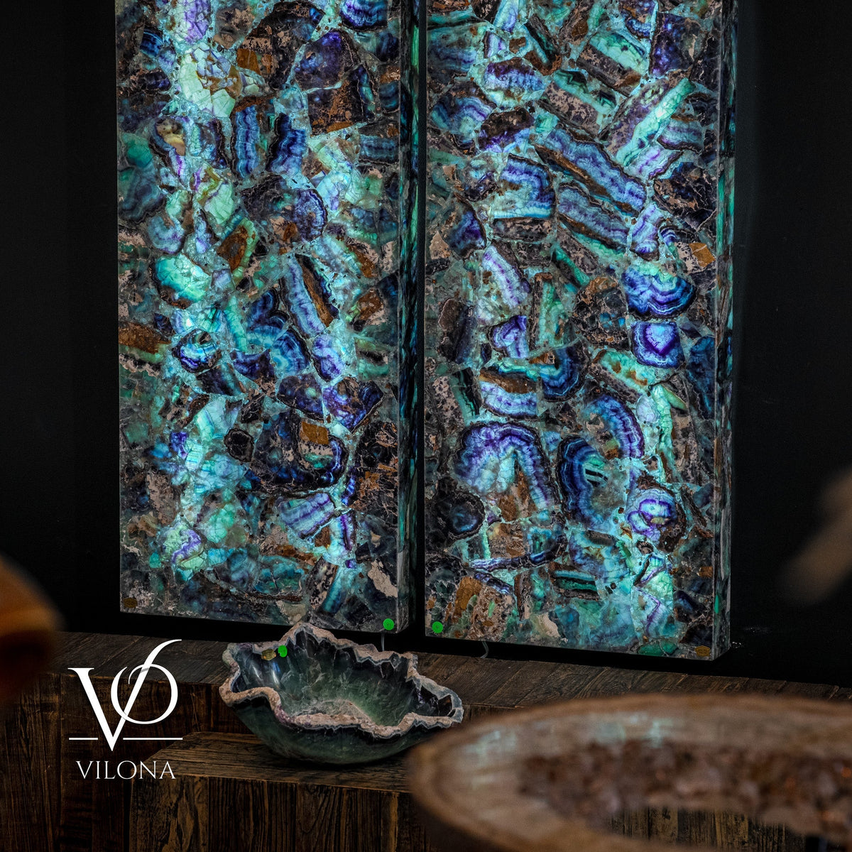 Fluorite Crystal Wall Panels (Set #9) Mosaic, photo 10 of 12