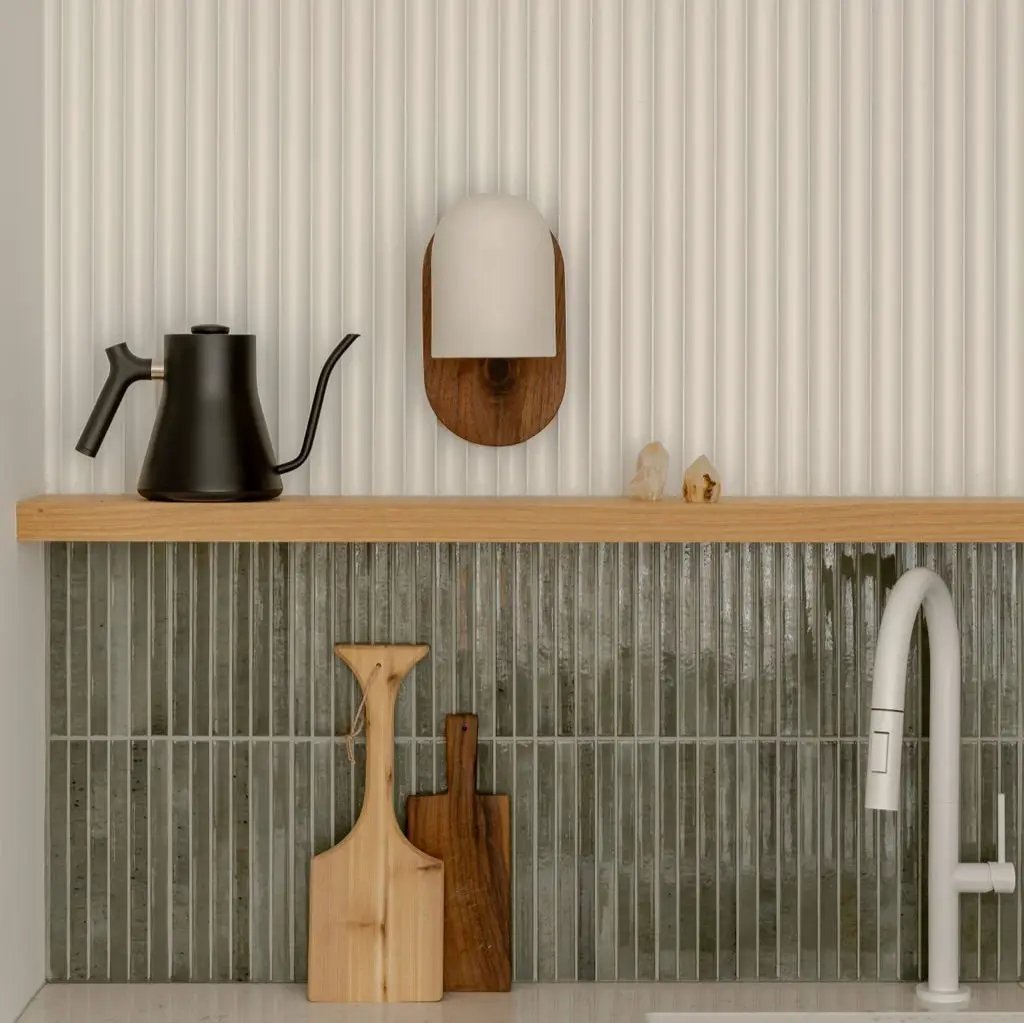 Paintable Fluted Wall Panels by andor willow