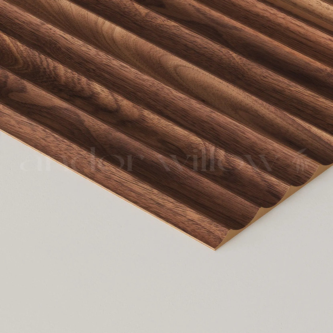 Fluted Wood Panels by andor willow