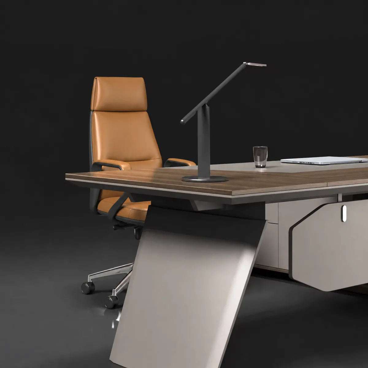 Flynn · Modern L-Shaped Executive Desk, photo 6 of 9