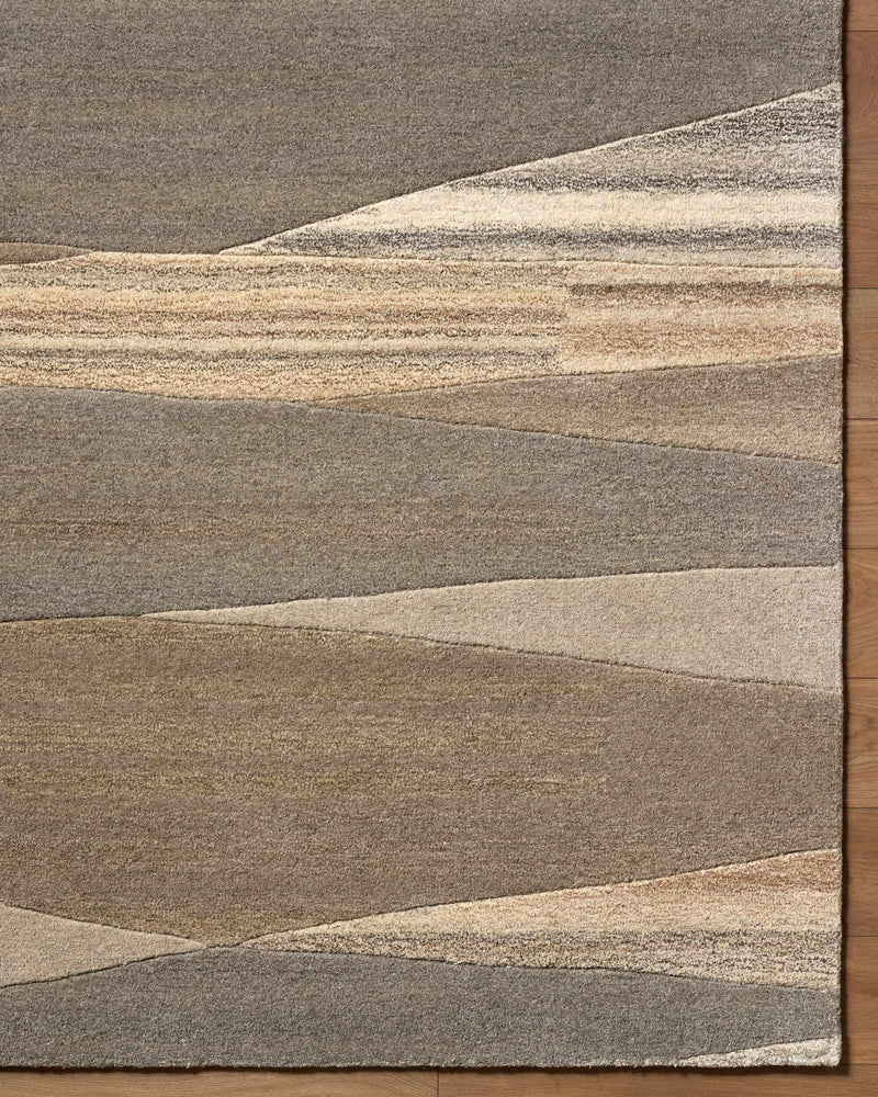 Forum Taupe Modern Wool Rug by Boutique Rugs
