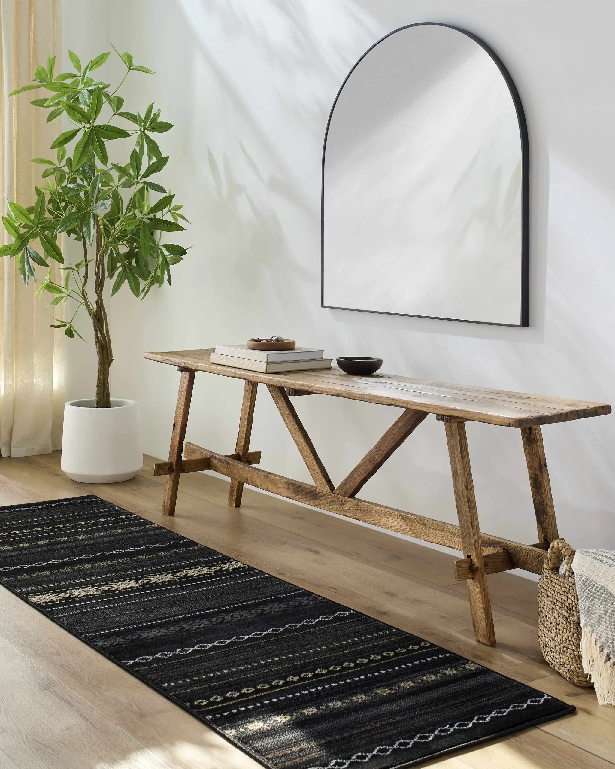 Fogertown Black Western Rug by Boutique Rugs