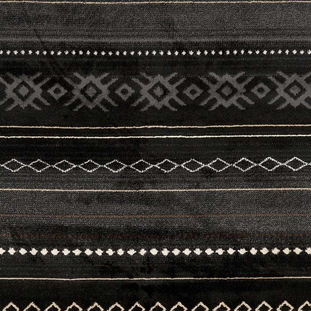 Fogertown Black Western Rug by Boutique Rugs
