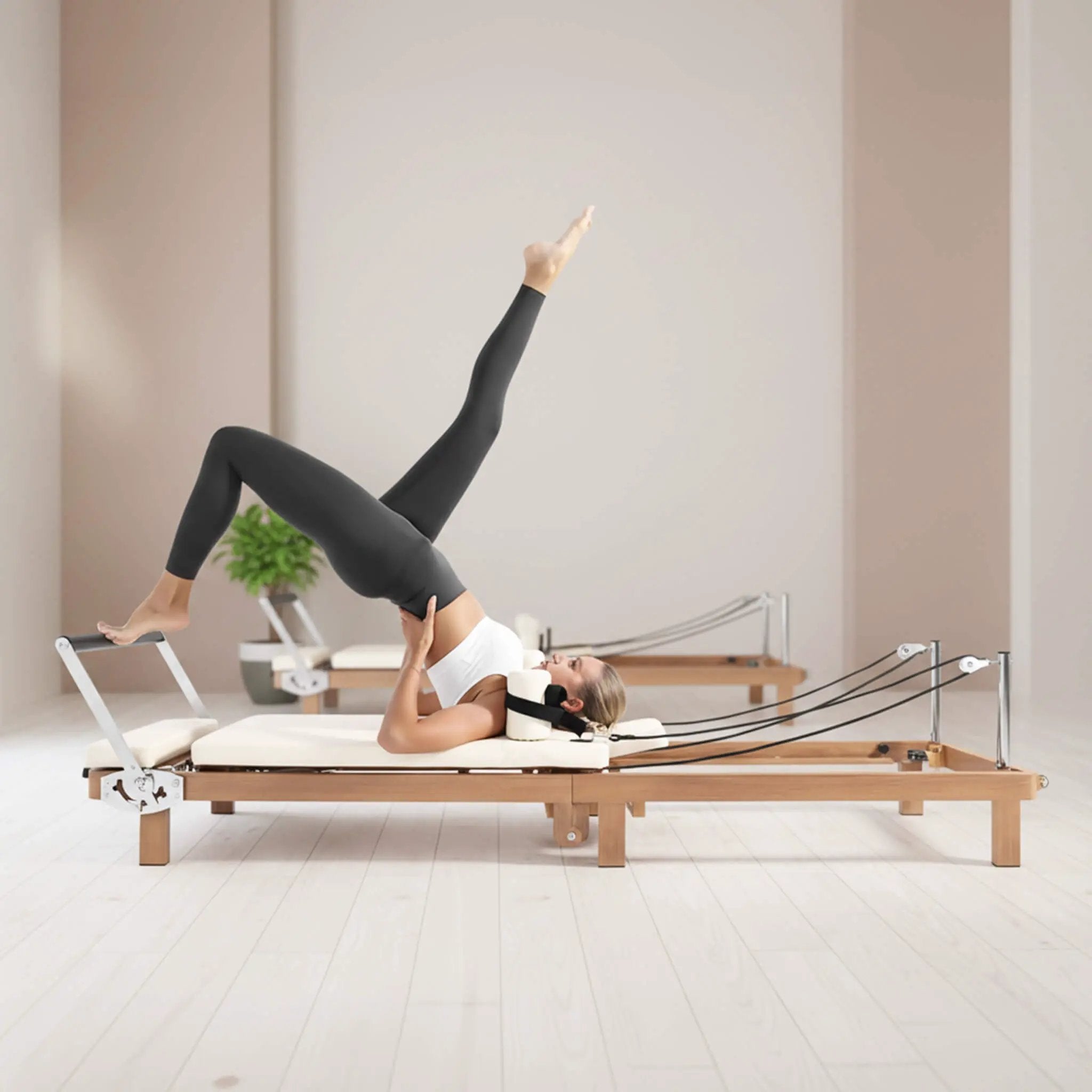 Core Pilates Apex Foldable Dual Resistance Pilates Reformer With Jumpboard (SAK83914) by SAKSBY WHOLESALE