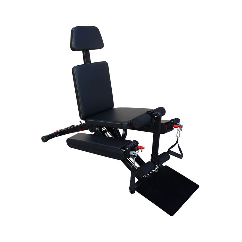 Rovix Foldable Multi-Functional Weight Bench For Full-Body Workouts With Resistance Bands, Footrest, And Leg Extender (SAK73642) by SAKSBY WHOLESALE