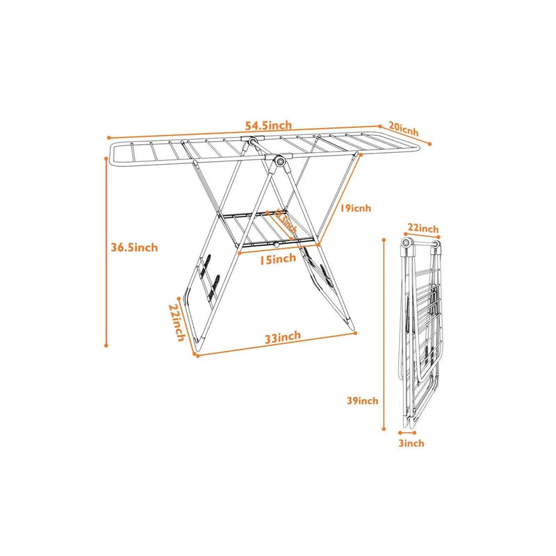 Portable Laundry Clothes Storage Drying Rack by DirectDeals
