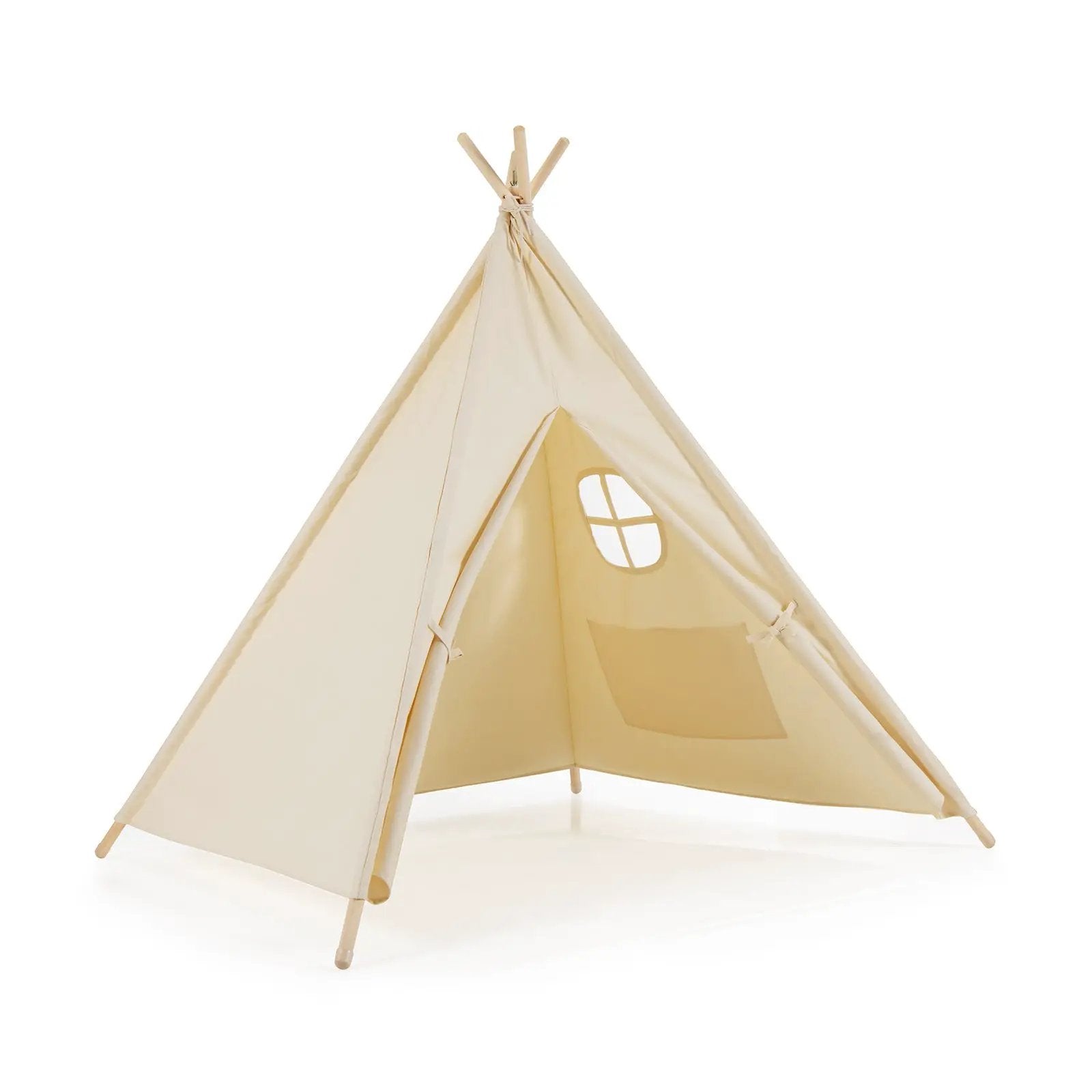 Foldable Kids Canvas Teepee Play Tent by DirectDeals