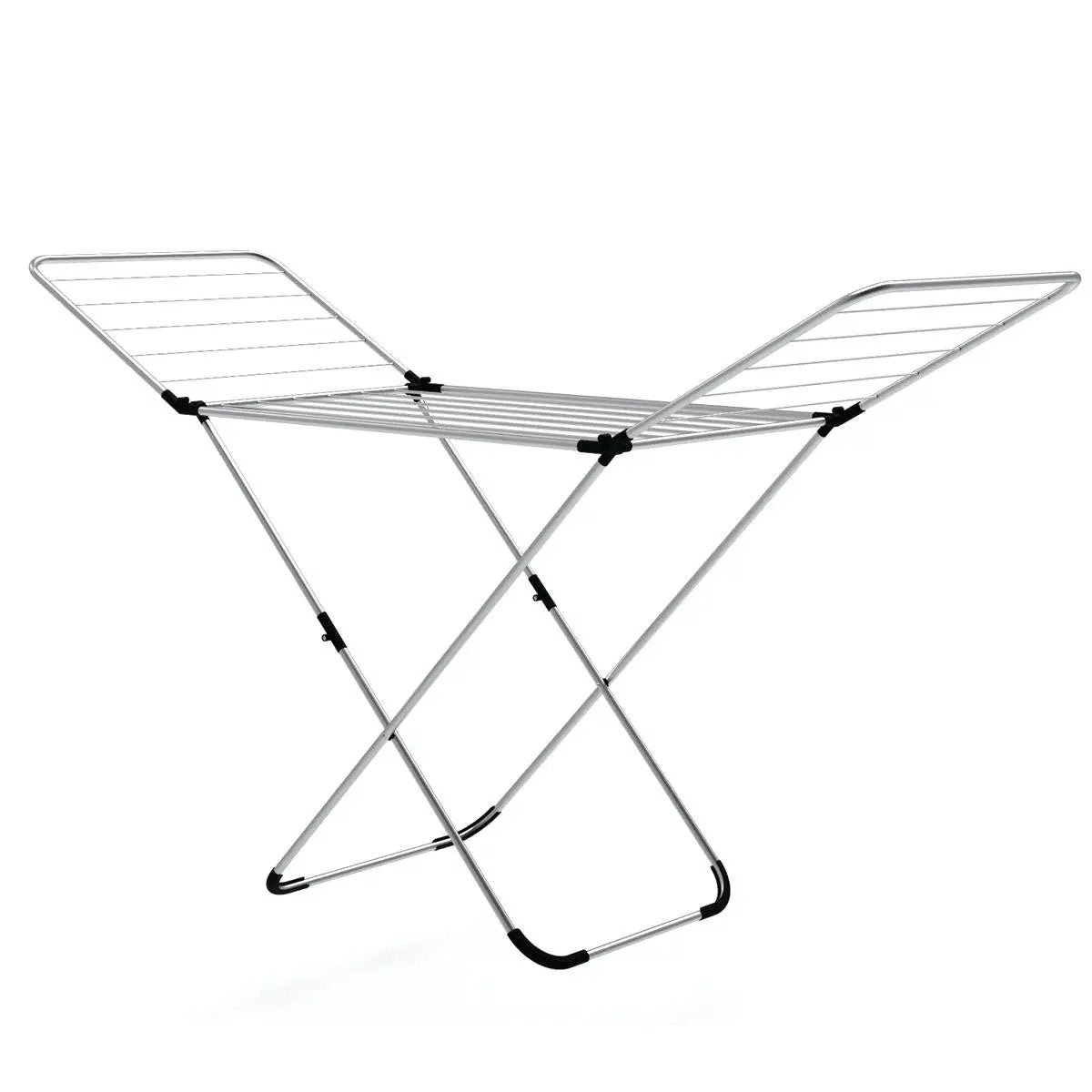 Folding Clothes Drying Rack with Adjustable Wings for Indoor and Outdoor Use by DirectDeals