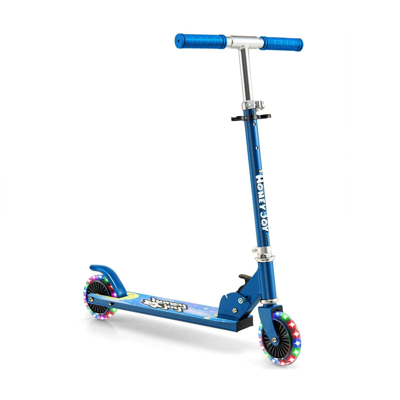 Folding Kick Scooter with 3 Adjustable Heights for Kids by DirectDeals