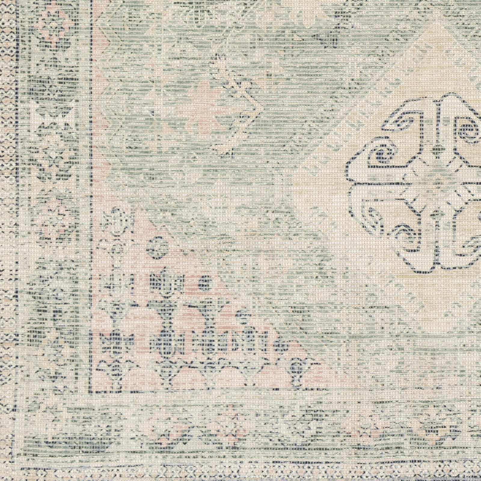 Foraker Sage Green Cotton Rug by Boutique Rugs