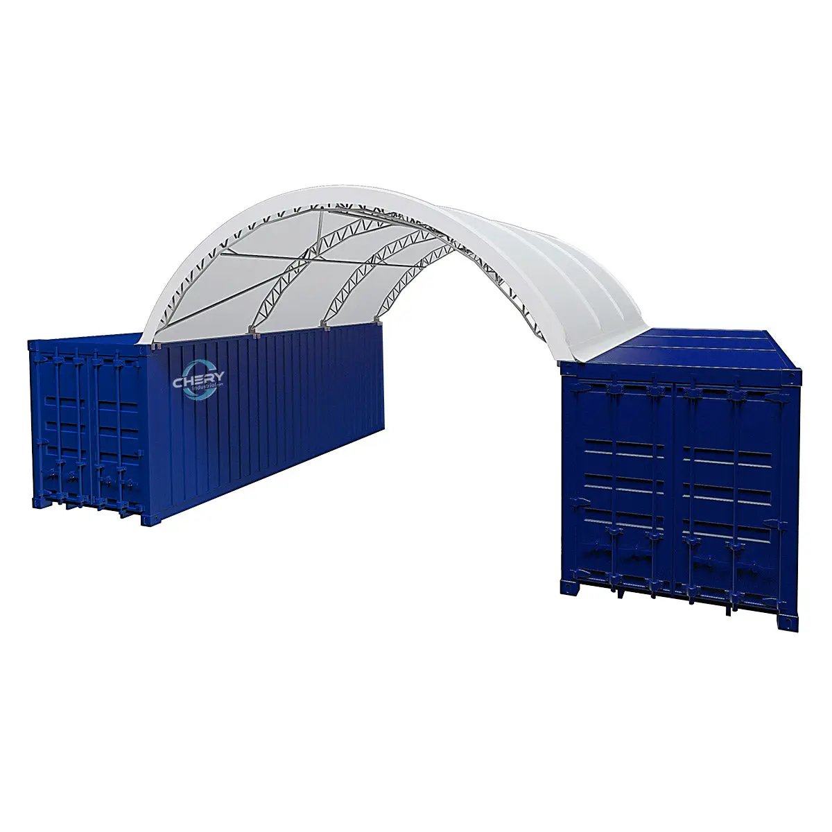 Reinforced 20'x20' Double Truss Container Shelter by Chery Industrial