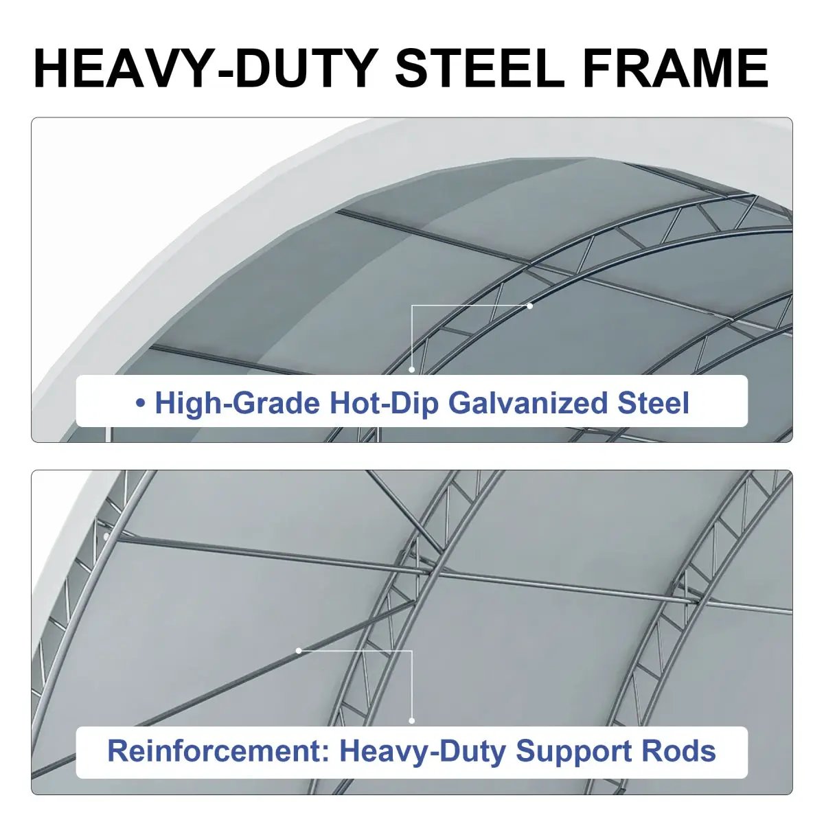 Reinforced 20'x40' Double Truss Container Shelter by Chery Industrial