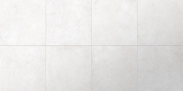 Forty8 Ice Wave Honed Marble Look Porcelain Tiles 48x48, several pieces laid together
